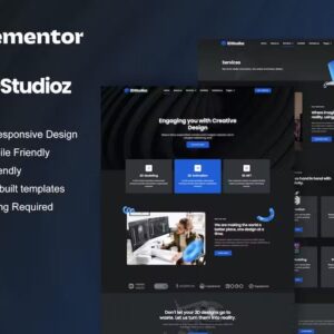 3DSTUDIOZ – 3D DESIGN & ANIMATION STUDIO ELEMENTOR TEMPLATE KIT LATEST VERSION